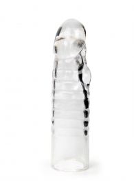 Прозрачная закрытая насадка на член - 15 см. - Sex Expert - в Ноябрьске купить с доставкой
