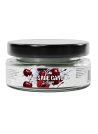 Массажная свеча «Спелая вишня» - 50 мл. - SGAN - купить с доставкой в Ноябрьске