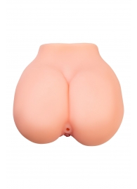 Реалистичный мастурбатор в форме попки с 2 любовными входами - No Name - в Ноябрьске купить с доставкой