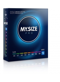 Презервативы MY.SIZE размер 72 - 3 шт. - My.Size - купить с доставкой в Ноябрьске