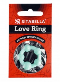 Цветное эрекционное кольцо с 5 бусинами Love Ring - Sitabella - в Ноябрьске купить с доставкой
