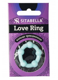 Цветное эрекционное кольцо Love Ring с бусинами - Sitabella - в Ноябрьске купить с доставкой