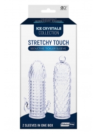 Набор из 2 прозрачных насадок на член Seductive Tickler Sleeves Set - NMC - в Ноябрьске купить с доставкой