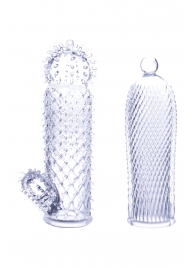 Набор из 2 прозрачных насадок на член Seductive Tickler Sleeves - NMC - в Ноябрьске купить с доставкой