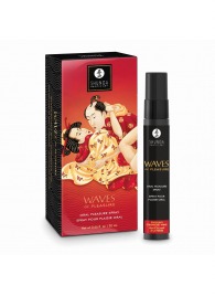 Оральный спрей Waves of Pleasure с ароматом клубники и шампанского - 20 мл. - Shunga - купить с доставкой в Ноябрьске