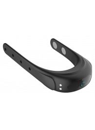 Черное эрекционное виброкольцо на ремешках - Boys of Toys - в Ноябрьске купить с доставкой