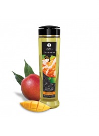 Массажное масло для тела Luscious Mango с ароматом манго - 240 мл. - Shunga - купить с доставкой в Ноябрьске