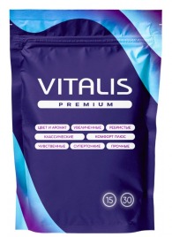 Супертонкие презервативы VITALIS Premium Super Thin - 15 шт. - Vitalis - купить с доставкой в Ноябрьске