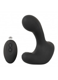 Черная анальная вибропробка с функцией расширения RC Butt Plug with 3 functions - Orion - в Ноябрьске купить с доставкой