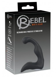 Черный перезаряжаемый стимулятор простаты с вибрацией - 14,6 см. - Orion - в Ноябрьске купить с доставкой