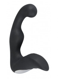 Черный перезаряжаемый стимулятор простаты с вибрацией - 14,6 см. - Orion - в Ноябрьске купить с доставкой
