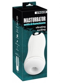 Белый мастурбатор Masturbator with 2 functions - Orion - в Ноябрьске купить с доставкой