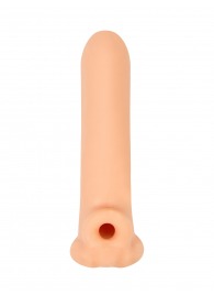 Телесный фаллоудлинитель Titan - 16,5 см. - Lola Games - в Ноябрьске купить с доставкой