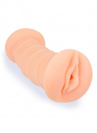 Телесный двусторонний мастурбатор с вибропулей и эрекционными кольцами в комплекте - Sexy Girl - в Ноябрьске купить с доставкой