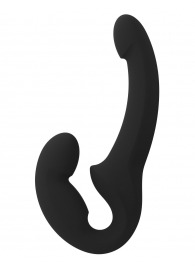 Черный безремневой страпон Share Lite - Fun Factory - купить с доставкой в Ноябрьске