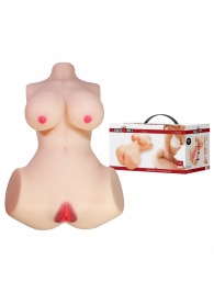 Мастурбатор-торс Aveline с 2 любовными тоннелями - Baile - в Ноябрьске купить с доставкой
