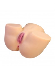 Телесный мастурбатор Liora с 2 любовными тоннелями - Baile - в Ноябрьске купить с доставкой