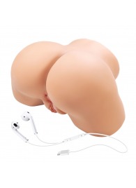 Телесный мастурбатор Olivia с 2 любовными отверстиями - Baile - в Ноябрьске купить с доставкой