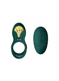 Зеленое эрекционное виброкольцо Bayek с пультом ДУ - Zalo - в Ноябрьске купить с доставкой