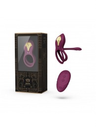 Фиолетовое эрекционное виброкольцо Bayek с пультом ДУ - Zalo - в Ноябрьске купить с доставкой