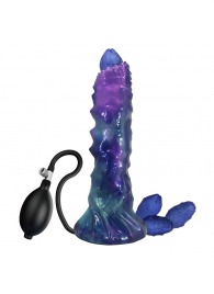 Фиолетовый яйцеродящий фаллоимитатор Duskwalker Sentinal на присоске - 22,4 см. - Baile - купить с доставкой в Ноябрьске