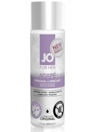 Лубрикант на водной основе для женщин JO AGAPE LUBRICANT ORIGINAL - 60 мл. - System JO - купить с доставкой в Ноябрьске