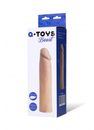 Реалистичная насадка с ярко выраженной головкой - 16,5 см. - A-toys - в Ноябрьске купить с доставкой