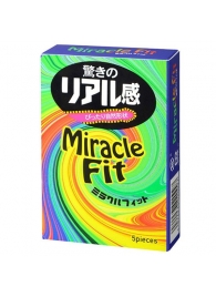 Презервативы Sagami Xtreme Miracle Fit - 5 шт. - Sagami - купить с доставкой в Ноябрьске