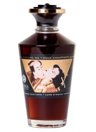 Массажное интимное масло с ароматом сливочного латте - 100 мл. - Shunga - купить с доставкой в Ноябрьске