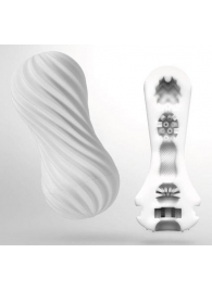 Мастурбатор FLEX Silky White с мягким рельефом - Tenga - в Ноябрьске купить с доставкой