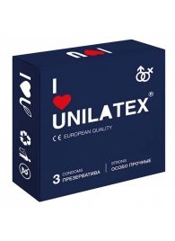 Ультрапрочные презервативы Unilatex Extra Strong - 3 шт. - Unilatex - купить с доставкой в Ноябрьске