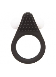 Чёрное эрекционное кольцо LIT-UP SILICONE STIMU RING 1 BLACK - Dream Toys - в Ноябрьске купить с доставкой