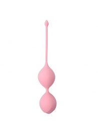 Розовые вагинальные шарики SEE YOU IN BLOOM DUO BALLS 36MM - Dream Toys