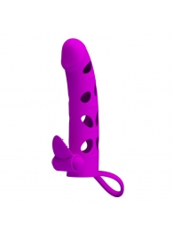 Насадка с закрытой головкой и виброэлементом для клиторального массажа - Baile - в Ноябрьске купить с доставкой