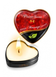 Массажная свеча с нейтральным ароматом Bougie Massage Candle - 35 мл. - Plaisir Secret - купить с доставкой в Ноябрьске