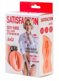 Мастурбатор с виброкольцом Satisfaction Magazine Nurse - Lola Games - в Ноябрьске купить с доставкой