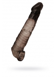 Чёрная насадка на пенис - 22,5 см. - ToyFa - в Ноябрьске купить с доставкой