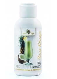 Интимный гель на водной основе JUICY FRUIT с ароматом пина колада - 100 мл. - БиоМед - купить с доставкой в Ноябрьске
