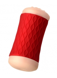 Двухсторонний мастурбатор JOS  NADIN в красном цилиндре - JOS - в Ноябрьске купить с доставкой