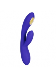 Фиолетовый вибратор с функцией электростимуляции Intimate E-Stimulator Dual Wand - 21,5 см. - California Exotic Novelties - купить с доставкой в Ноябрьске