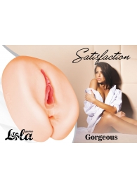 Мастурбатор с 2 тоннелями Satisfaction Gorgeous - Lola Games - в Ноябрьске купить с доставкой