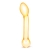 Золостистый стеклянный стимулятор простаты, 17 см. - Glas - в Ноябрьске купить с доставкой