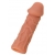 Телесная реалистичная насадка KOKOS Extreme Sleeve 05 с дополнительной стимуляцией - 12,7 см. - KOKOS - в Ноябрьске купить с доставкой