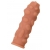 Телесная реалистичная насадка KOKOS Extreme Sleeve 11 с дополнительной стимуляцией - 12,7 см. - KOKOS - в Ноябрьске купить с доставкой