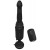 Черный вибромассажер с функцией поступательных движений Ass Thruster - Pipedream - купить с доставкой в Ноябрьске