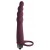 Бордовая вибронасадка для двойного проникновения Bramble - 16,5 см. - Lola Games - купить с доставкой в Ноябрьске