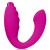 Ярко-розовый изогнутый вибромассажер - Cosmo