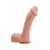 Телесный гибкий фаллоимитатор на присоске Johnson - 22,2 см. - Baile