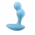 Голубой анальный вибростимулятор Deep Driver - 11,2 см. - Satisfyer - в Ноябрьске купить с доставкой