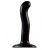 Черный фаллоимитатор-насадка Strap-On-Me P G spot Dildo size S - 16,4 см. - Strap-on-me - купить с доставкой в Ноябрьске